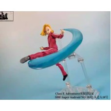 in stock class e adventurer dragon ball super shf Android 18 lazuli action figure Version B