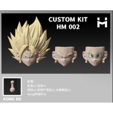 Proorder Dragon Ball HM Vegetto yellow hair face accessories custom kit 002