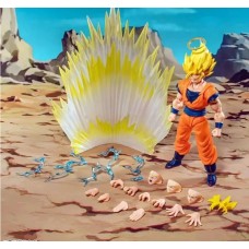 In Stock Dragon Ball Demoniacal Fit DF SHF SSJ2 Goku Majin Buster Super Saiyan Anime Action Figure Collection Model doll Toy Gift