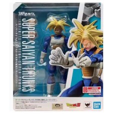 In Stock BANDAI SHF Dragon Ball super saiyan trunks infinite latent Action Figure Toy Model Gift