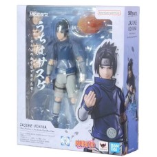 IN STOCK Bandai SHF Uchiha Sasuke Ninja Prodigy Clan Bloodline Naruto Model Action Figure Toy