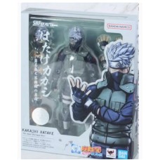 IN STOCK Bandai SHF Naruto Shippuden Hatake Kakashi 2.0 The Hero Of Sharingan Action Figure Anime Toy