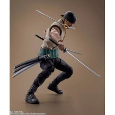 In Stock BANDAI SHF Anime one piece Roronoa Zoro Netflix Action Figure Collection Model doll Toy Gift