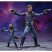 In Stock BANDAI SHF Guardians of the Galaxy Vol.3 Star Lord Rocket Raccoon Action Figure Toy Model