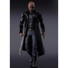 In Stock BANDAI SHF Nicholas Joseph Nick Fury Action Figure Toy Model