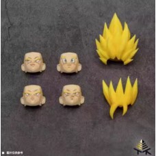 In Stock Dragon Ball TK yellow hair super saiyan vegetto hair head accessories