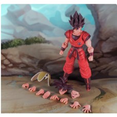 IN STOCK Demoniacal Fit DF Dragon Ball Z SHF scarlet martial artist 16000 power level kaiouken Son Goku action figure