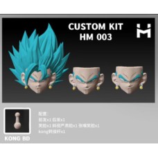 Proorder Dragon Ball HM Vegetto blue hair face accessories custom kit 003